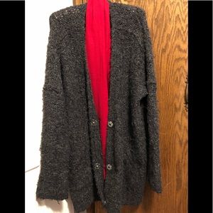 Free People long nubby sweater